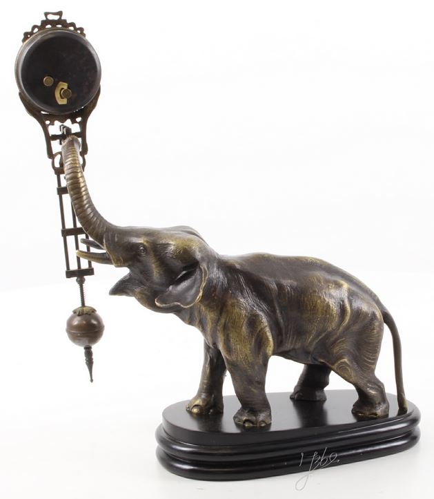1557168708-Casa-Padrino-Luxus-Tischuhr-Elefant-auf-Marmorsockel-Bronze--Schwarz-24,5-x-14-x-H.-28-cm---Bronzefigur-mit-Uhr-3.JPG
