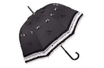 Chantal Thomass Damen Regenschirm mit aufgesetzten Schleifen