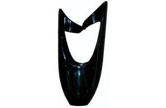 Casa Padrino Designer Blumenvase Schwarz 22 x 19 x H. 49 cm