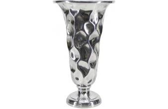 Casa Padrino Designer Vase aus poliertem Aluminium 